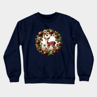 Strawberry Fawn Crewneck Sweatshirt